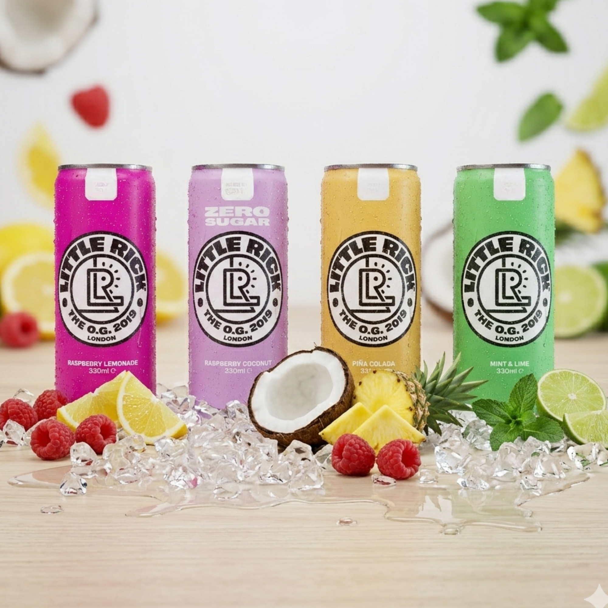Little Rick Raspberry Coconut can